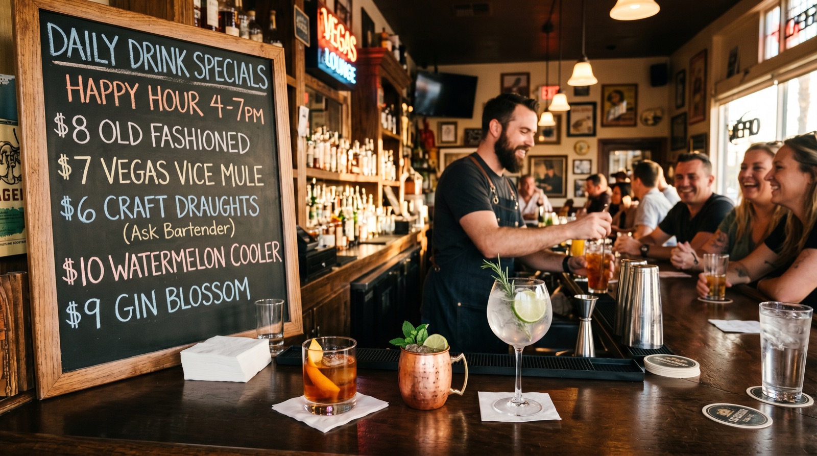 Happy Hour Vegas by Day of the Week